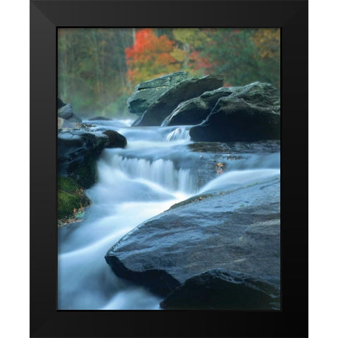 Moving Water I Black Modern Wood Framed Art Print by Larson, Scott