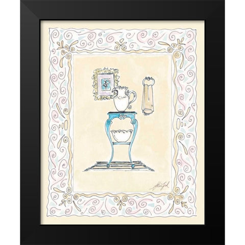 Toilette III Black Modern Wood Framed Art Print by Leal, Steve