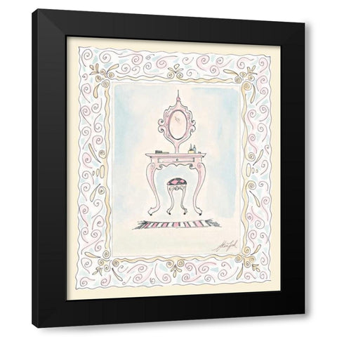 Toilette IV Black Modern Wood Framed Art Print with Double Matting by Leal, Steve