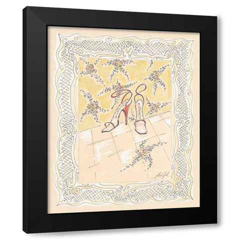 On the Town I Black Modern Wood Framed Art Print with Double Matting by Leal, Steve