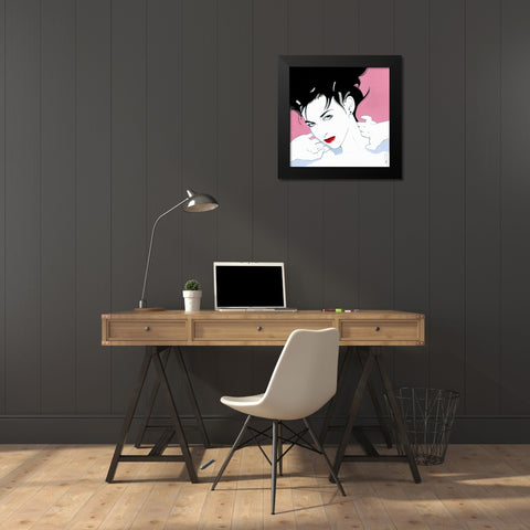 Trisha Black Modern Wood Framed Art Print by Leal, Steve