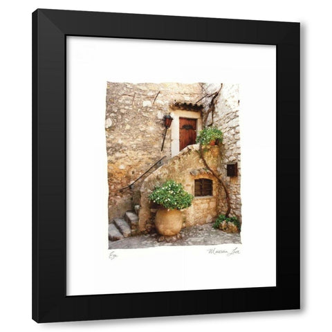 Eze Black Modern Wood Framed Art Print with Double Matting by Love, Maureen