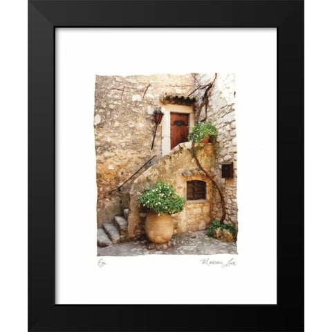 Eze Black Modern Wood Framed Art Print by Love, Maureen