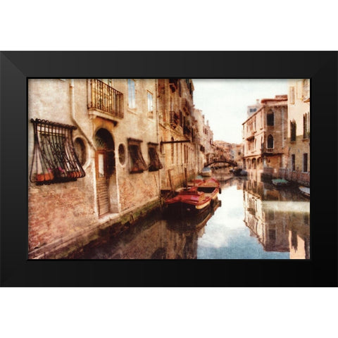 Venice at Rest - No Border Black Modern Wood Framed Art Print by Love, Maureen