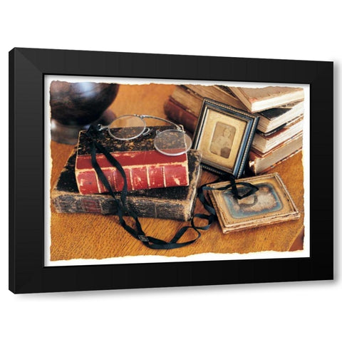 A Chapter in Time Black Modern Wood Framed Art Print with Double Matting by Love, Maureen