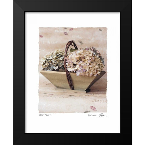 Act Two Black Modern Wood Framed Art Print by Love, Maureen