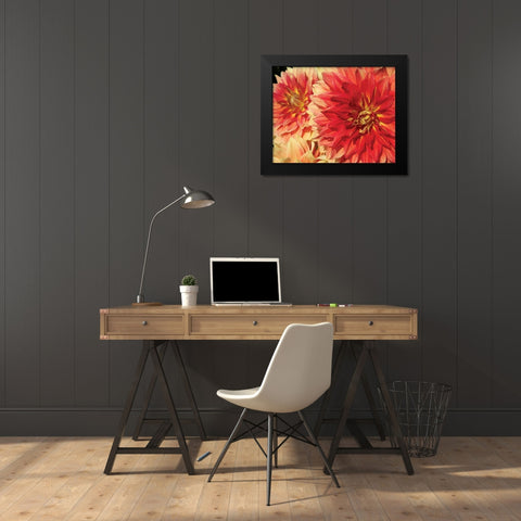Hot Sun Black Modern Wood Framed Art Print by Love, Maureen