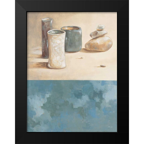 Ishi I Black Modern Wood Framed Art Print by Linza, Loretta