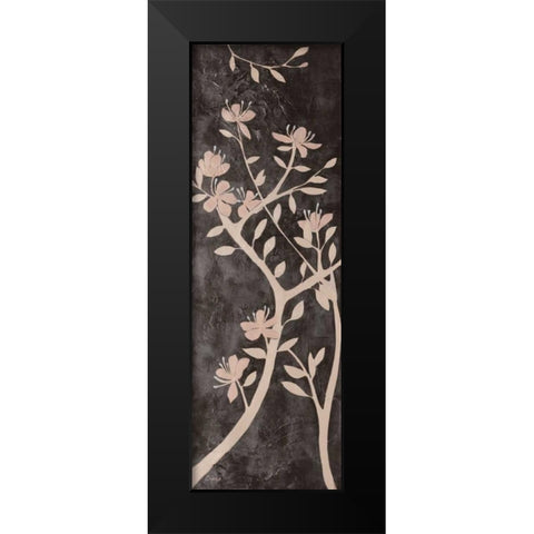 Moonlight Garden II Black Modern Wood Framed Art Print by Linza, Loretta