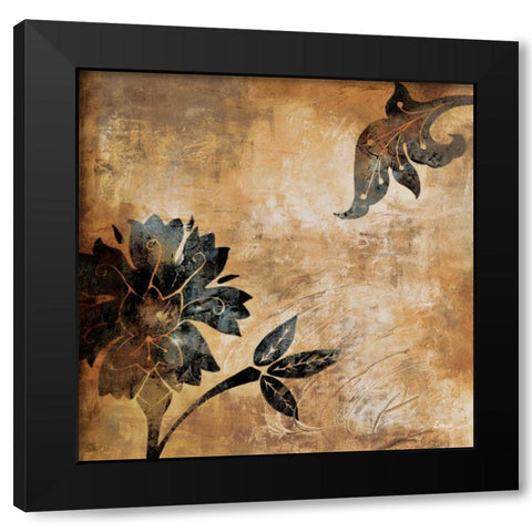 Coromandel I Black Modern Wood Framed Art Print by Linza, Loretta