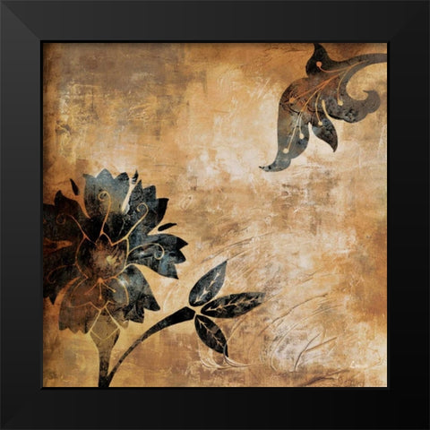 Coromandel I Black Modern Wood Framed Art Print by Linza, Loretta