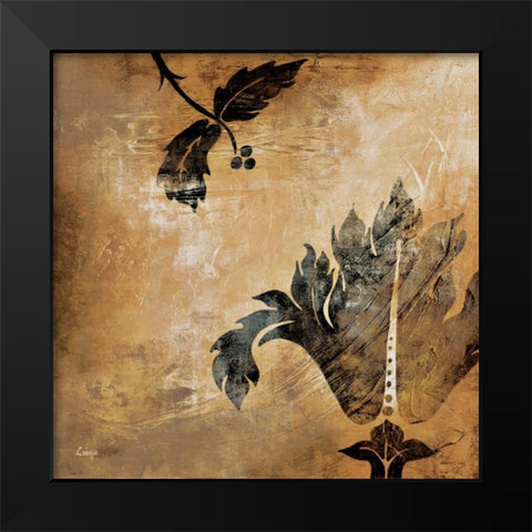 Coromandel II Black Modern Wood Framed Art Print by Linza, Loretta