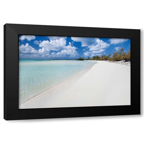 Deep Creek Beach Black Modern Wood Framed Art Print by Malvin, Larry