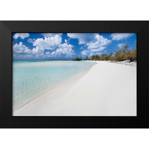 Deep Creek Beach Black Modern Wood Framed Art Print by Malvin, Larry