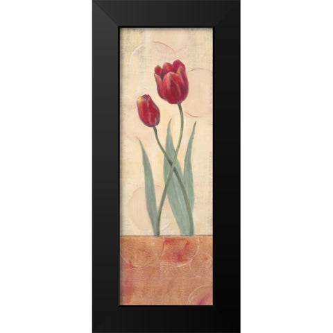 Circular Balance I Black Modern Wood Framed Art Print by Marque, Lucia