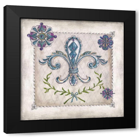 Royal Crown III Black Modern Wood Framed Art Print by McRostie, Kate