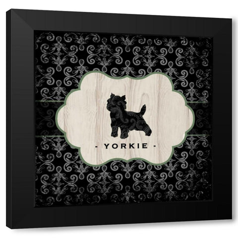 Top Dog II Black Modern Wood Framed Art Print by McRostie, Kate