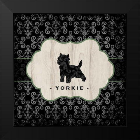 Top Dog II Black Modern Wood Framed Art Print by McRostie, Kate