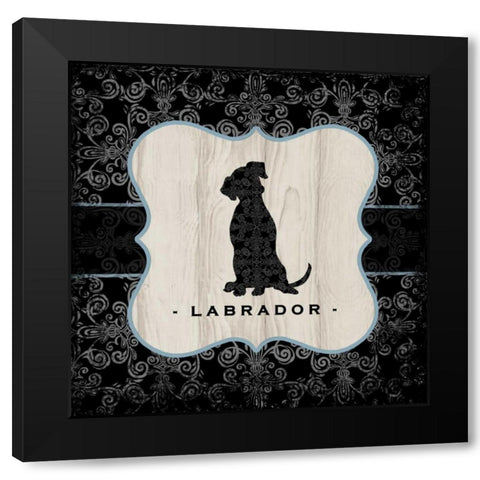 Top Dog V Black Modern Wood Framed Art Print with Double Matting by McRostie, Kate
