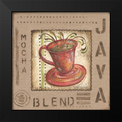 Cafe Valencia III Black Modern Wood Framed Art Print by McRostie, Kate