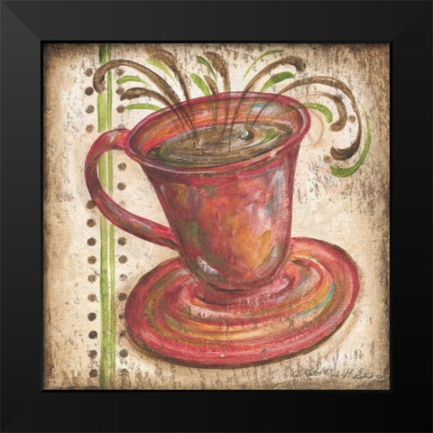 Valencia Cup III Black Modern Wood Framed Art Print by McRostie, Kate