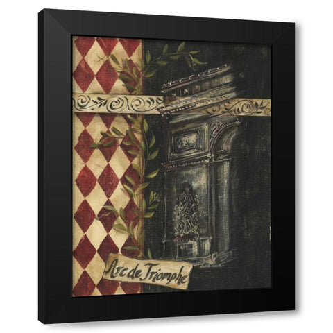 Arc de Triomphe Black Modern Wood Framed Art Print by McRostie, Kate