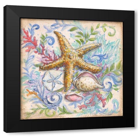 Low Tide II Black Modern Wood Framed Art Print by McRostie, Kate