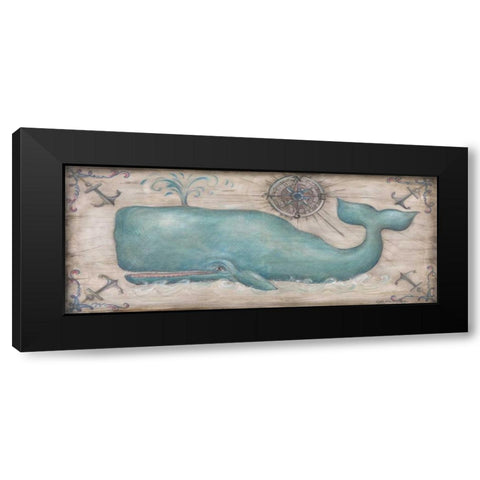Whale Watch II Black Modern Wood Framed Art Print by McRostie, Kate