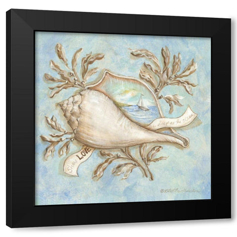 Treasures of the Tide I Black Modern Wood Framed Art Print by McRostie, Kate