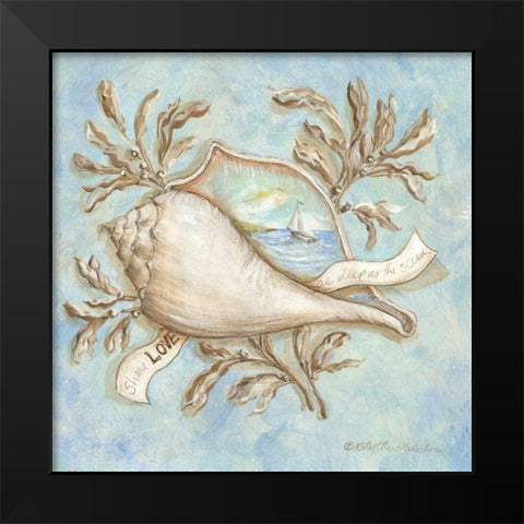 Treasures of the Tide I Black Modern Wood Framed Art Print by McRostie, Kate