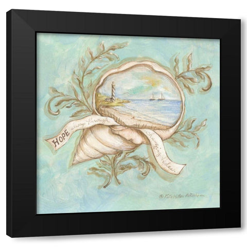 Treasures of the Tide II Black Modern Wood Framed Art Print with Double Matting by McRostie, Kate