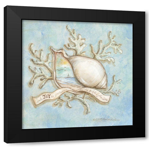 Treasures of the Tide III Black Modern Wood Framed Art Print by McRostie, Kate