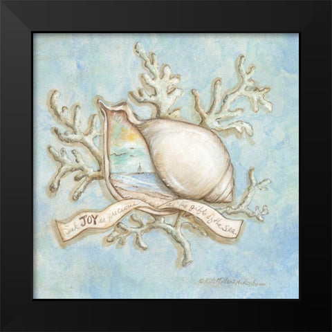 Treasures of the Tide III Black Modern Wood Framed Art Print by McRostie, Kate