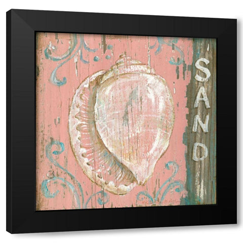Sand Black Modern Wood Framed Art Print by McRostie, Kate