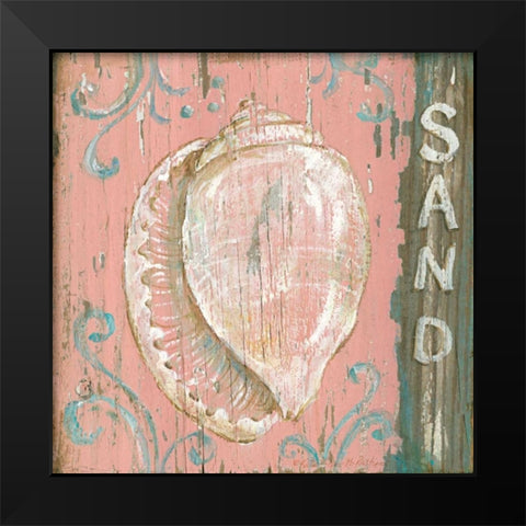 Sand Black Modern Wood Framed Art Print by McRostie, Kate