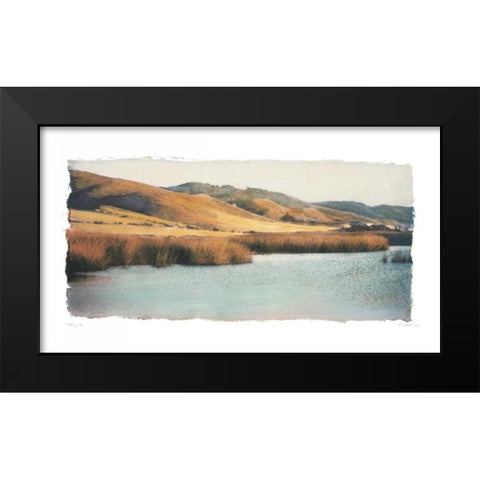 Estuary I Black Modern Wood Framed Art Print by Melious, Amy