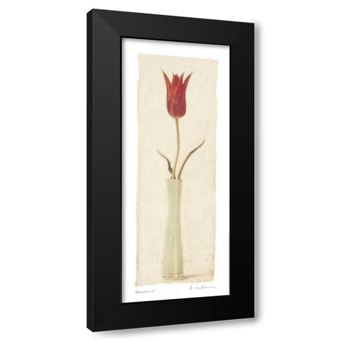 Blossom I Black Modern Wood Framed Art Print by Melious, Amy