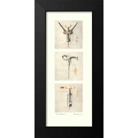 Sommelier I Black Modern Wood Framed Art Print by Melious, Amy