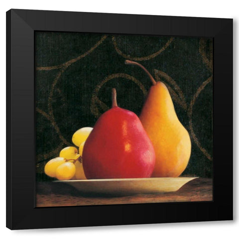 Frutta del Pranzo III Black Modern Wood Framed Art Print with Double Matting by Melious, Amy