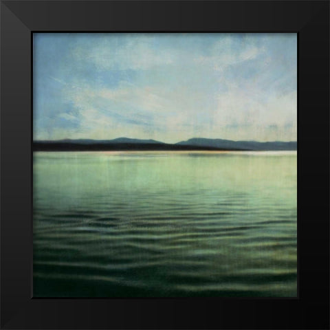 Tranquil Waters I Black Modern Wood Framed Art Print by Melious, Amy