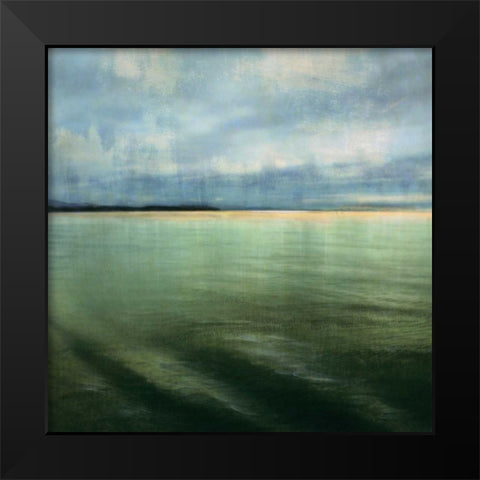 Tranquil Waters II Black Modern Wood Framed Art Print by Melious, Amy