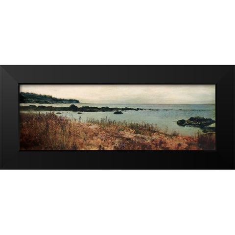 Island Shores I Black Modern Wood Framed Art Print by Melious, Amy