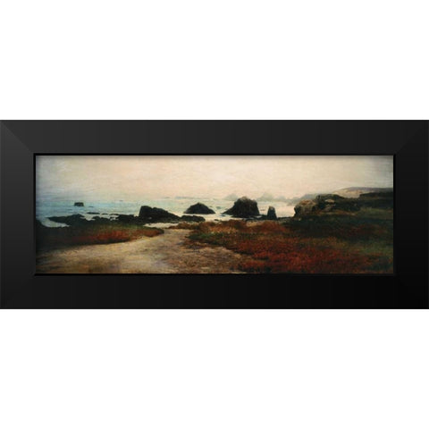 Island Shores II Black Modern Wood Framed Art Print by Melious, Amy