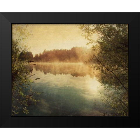 Sunset II Black Modern Wood Framed Art Print by Melious, Amy