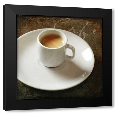 Cafe IV Black Modern Wood Framed Art Print by Melious, Amy