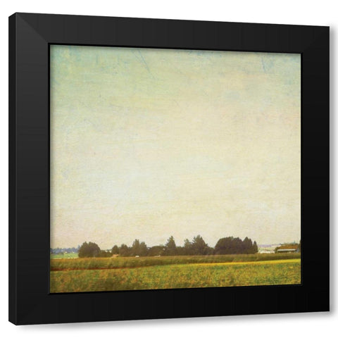 Spring Landscape I Black Modern Wood Framed Art Print by Melious, Amy