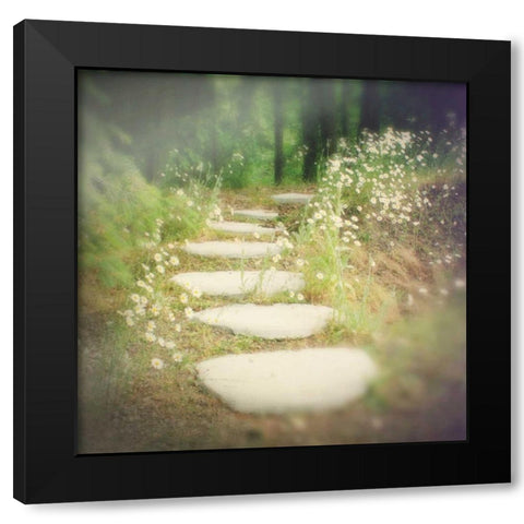 Step by Step Black Modern Wood Framed Art Print with Double Matting by Melious, Amy