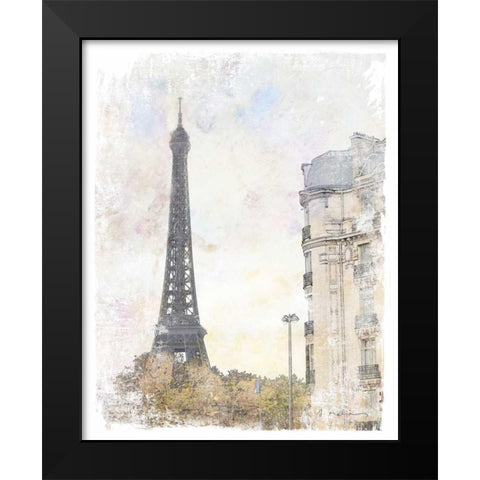 French Illustration I Black Modern Wood Framed Art Print by Melious, Amy