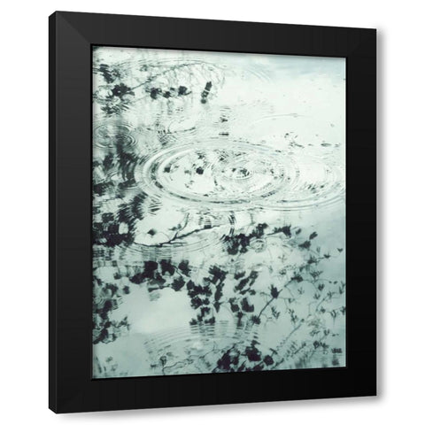 Ripples of the Rain II Black Modern Wood Framed Art Print with Double Matting by Melious, Amy