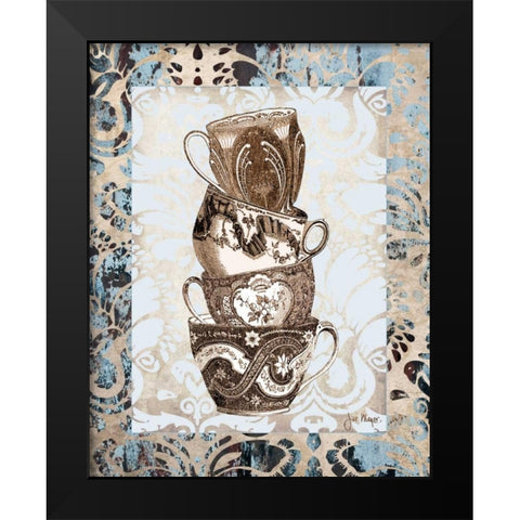 Tippy II Black Modern Wood Framed Art Print by Meyer, Jill